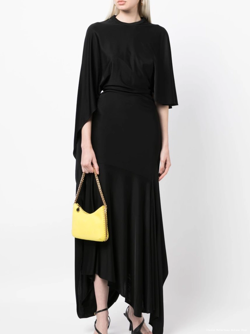 Cheap asymmetric Stella McCartney dress Women cape-sleeve 0325